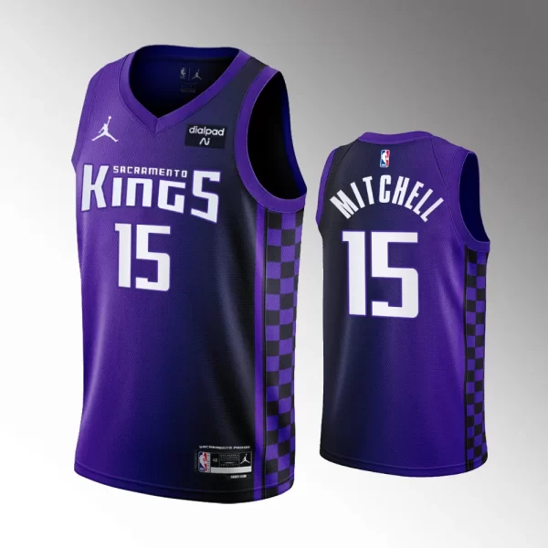 Davion Mitchell #15 Swingman Sacramento Kings 2023-24 Statement Edition Jersey - Purple