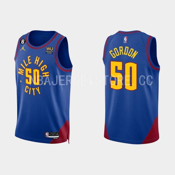 Denver Nuggets Aaron Gordon #50 Royal Blue 2022-23 Statement Edition Jersey