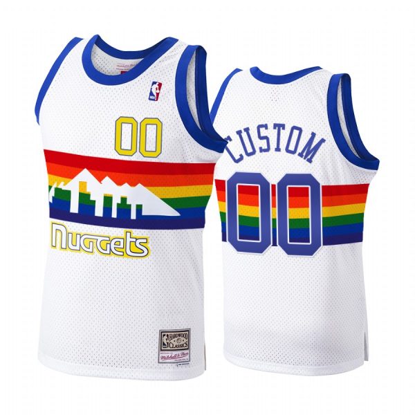 Denver Nuggets Custom #00 Hardwood Classics 1991-92 Jersey Men