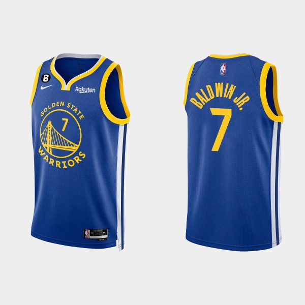 Golden State Warriors #7 Patrick Baldwin Jr. Icon Edition Royal 2022-23 Jersey