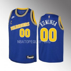 Golden State Warriors Jonathan Kuminga Classic Edition Blue Youth Jersey Swingman #00