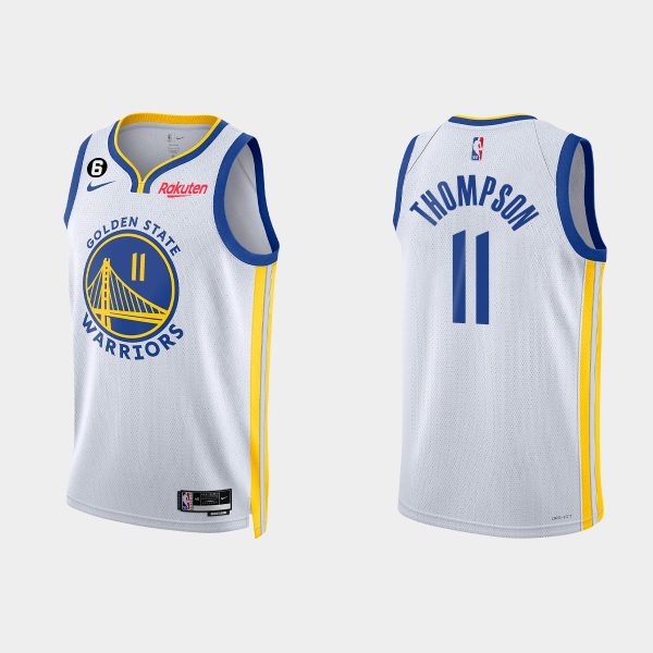 Golden State Warriors Klay Thompson #11 2022-23 Association Edition White Jersey Swingman