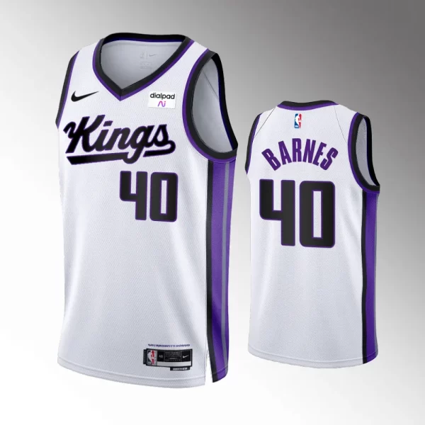 Harrison Barnes #40 Swingman Sacramento Kings 2023-24 Association Edition Jersey - White