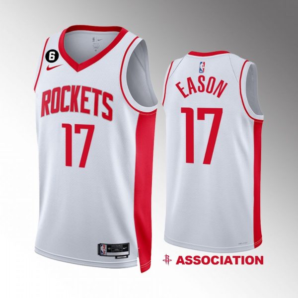 Houston Rockets Tari Eason 2022-23 Association Edition White #17 Jersey Swingman