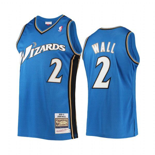 John Wall Washington Wizards 2010-11 Hardwood Classics Blue Jersey