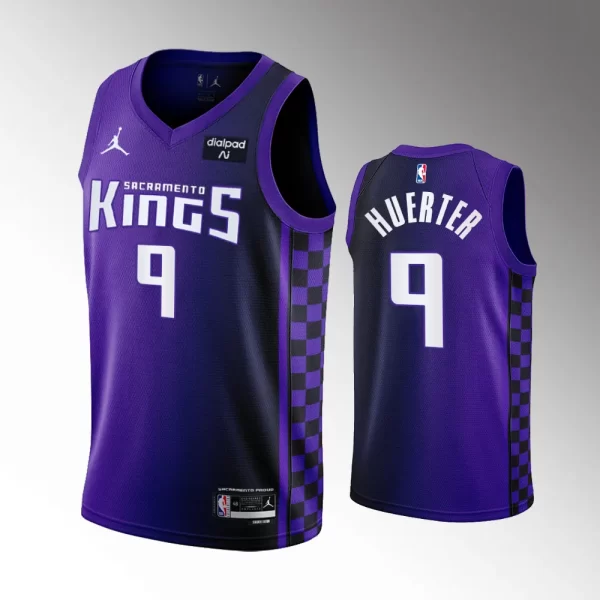 Kevin Huerter #9 Swingman Sacramento Kings 2023-24 Statement Edition Jersey - Purple