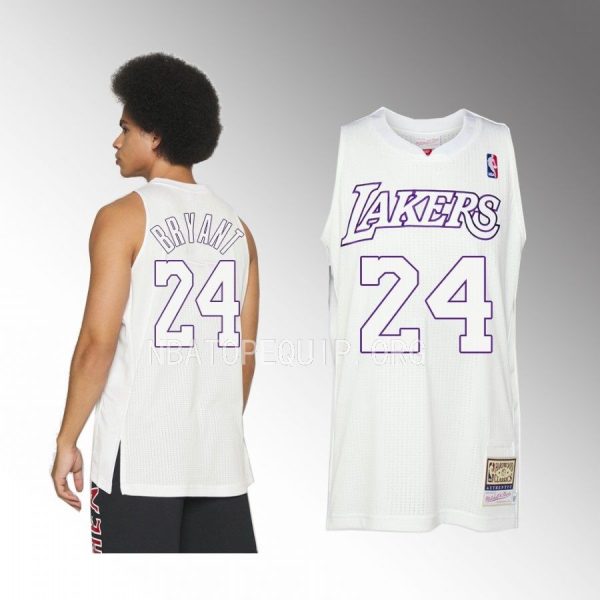 Kobe Bryant Los Angeles Lakers White 2012 Christmas Hardwood Classics #24 Jersey