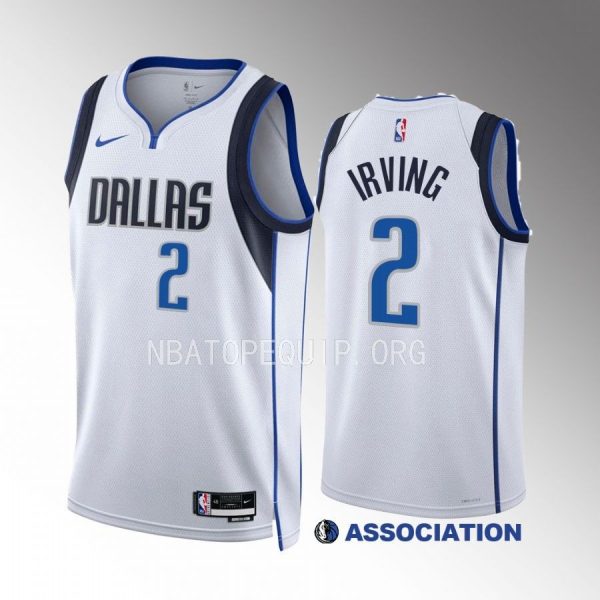 Kyrie Irving Dallas Mavericks White Association Edition Unisex Jersey Swingman