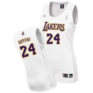 Los Angeles Lakers #24 Kobe Bryant Swingman Women Alternate White Jersey