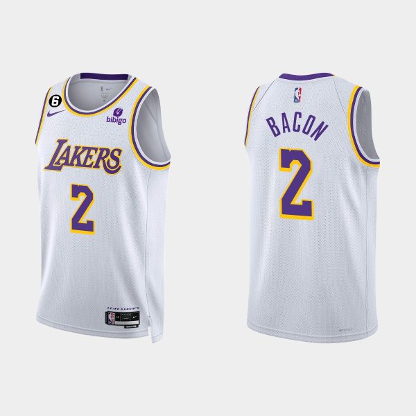Los Angeles Lakers Dwayne Bacon #2 2022-23 Association Edition White Jersey Swingman