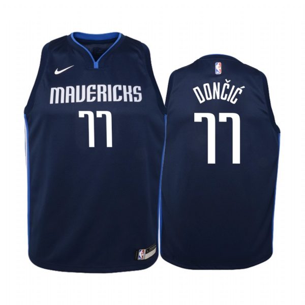 Luka Doncic Dallas Mavericks 2019-20 Statement Youth Jersey - Navy