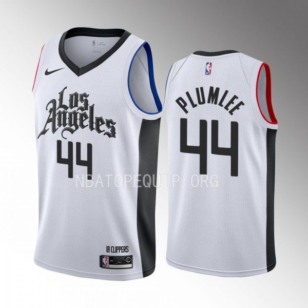 Mason Plumlee #44 LA Clippers City Edition White Jersey