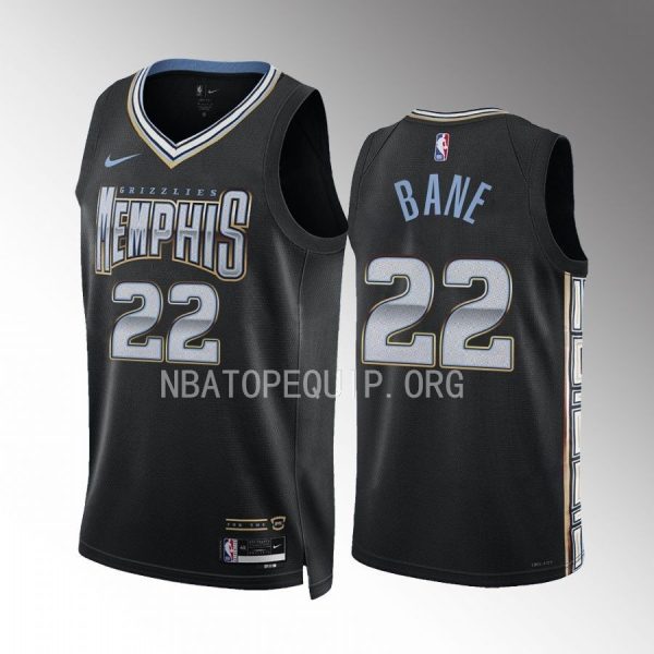 Memphis Grizzlies Desmond Bane 2022-23 City Edition Black #22 Jersey Swingman