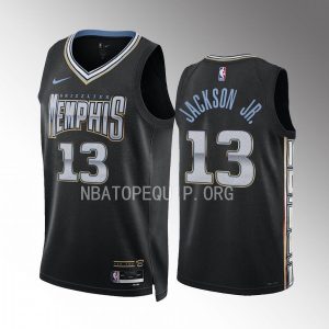 Memphis Grizzlies Jaren Jackson Jr. 2022-23 City Edition Black #13 Jersey Swingman