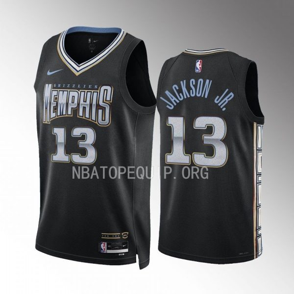 Memphis Grizzlies Jaren Jackson Jr. 2022-23 City Edition Black #13 Jersey Swingman