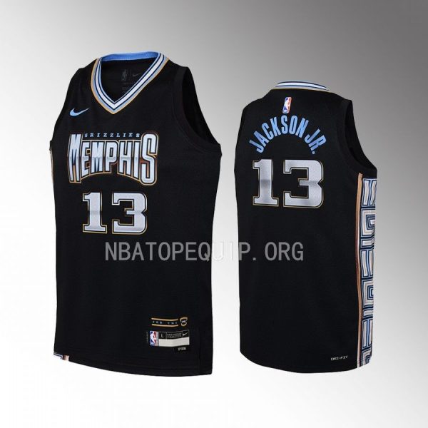 Memphis Grizzlies Jaren Jackson Jr. City Edition Black Youth Jersey Swingman #13