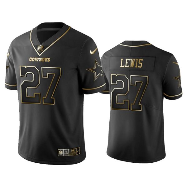 Men 2019 Golden Edition Vapor Untouchable Limited Dallas Cowboys #27 Jourdan Lewis Black Jersey