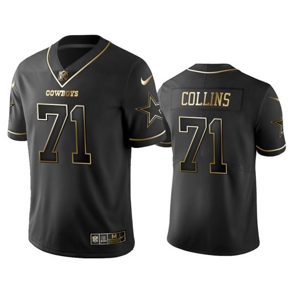 Men 2019 Golden Edition Vapor Untouchable Limited Dallas Cowboys #71 La'el Collins Black Jersey