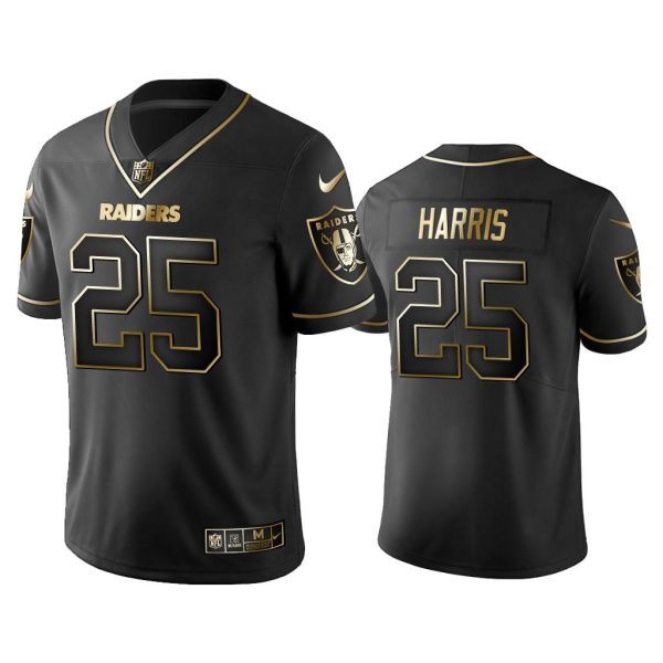 Men 2019 Golden Edition Vapor Untouchable Limited Oakland Raiders #25 Erik Harris Black Jersey