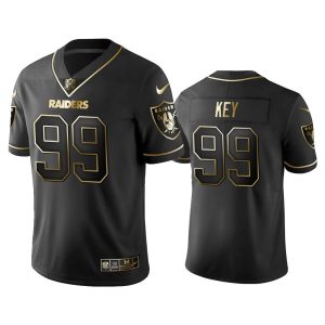 Men 2019 Golden Edition Vapor Untouchable Limited Oakland Raiders #99 Arden Key Black Jersey