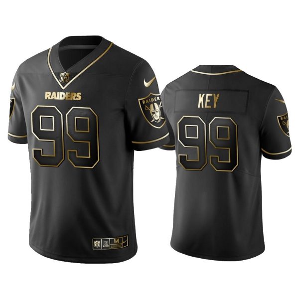 Men 2019 Golden Edition Vapor Untouchable Limited Oakland Raiders #99 Arden Key Black Jersey
