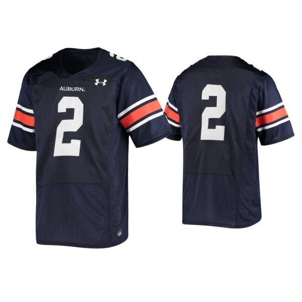 Men Auburn Tigers #2 Navy College Football Premiere Jersey