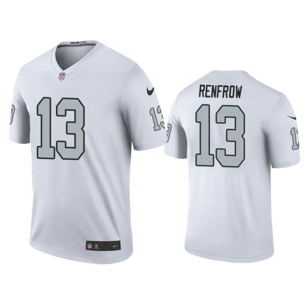 Men Color Rush Legend Hunter Renfrow Oakland Raiders White Jersey