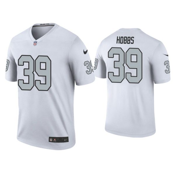 Men Color Rush Legend Nate Hobbs Las Vegas Raiders White Jersey