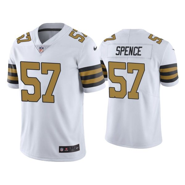 Men Color Rush Limited Noah Spence New Orleans Saints White Jersey