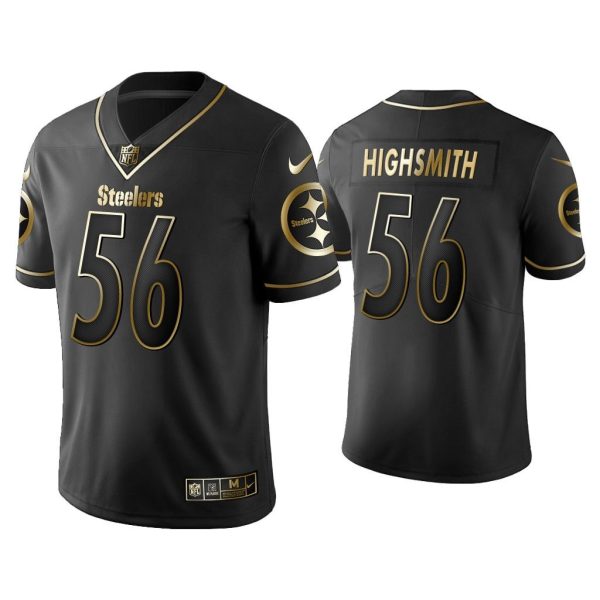 Men Golden Edition Vapor Limited Pittsburgh Steelers Alex Highsmith Black Jersey