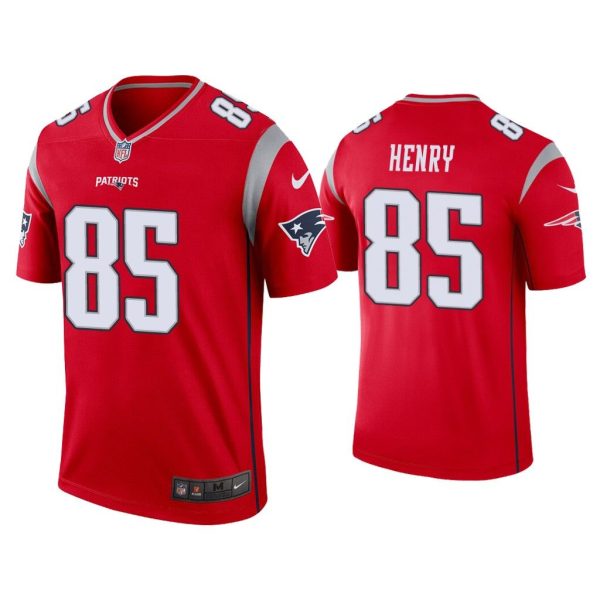 Men Hunter Henry New England Patriots Red Inverted Legend Jersey