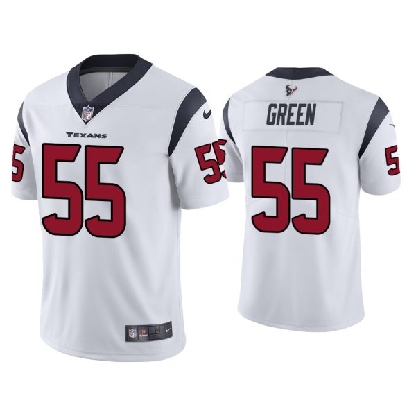 Men Kenyon Green Houston Texans White 2022 NFL Draft Vapor Limited Jersey