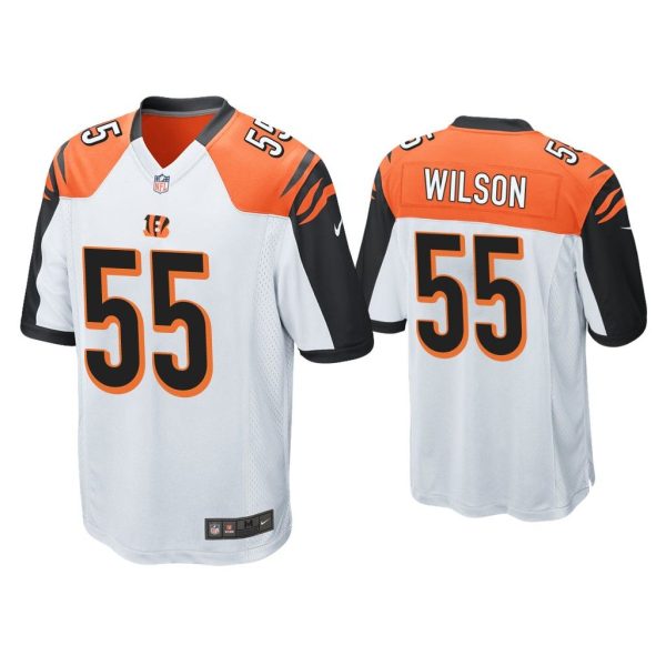 Men Logan Wilson Cincinnati Bengals White Game Jersey