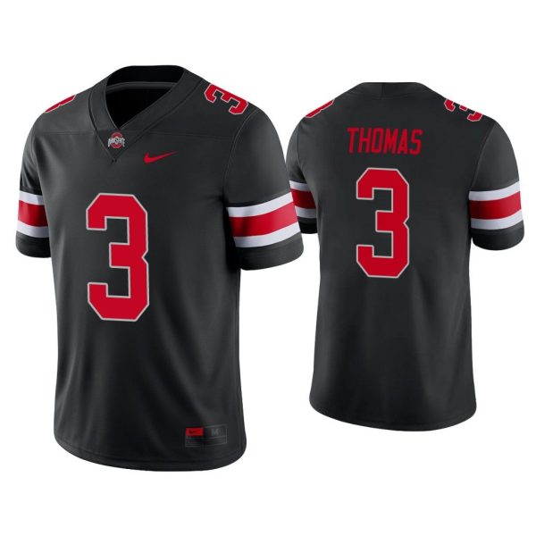 Men Michael Thomas #3 Ohio State Buckeyes Black College Football Alternate Game Jersey