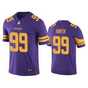 Men Minnesota Vikings Danielle Hunter #99 Purple Color Rush Limited Jersey