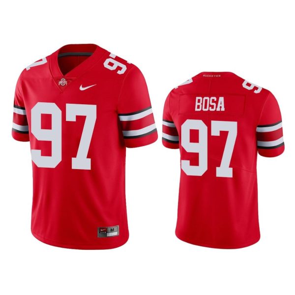 Men Nick Bosa #97 Ohio State Buckeyes Scarlet College Football Jersey