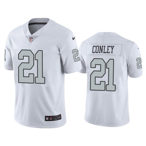 Men Oakland Raiders Gareon Conley #21 White Color Rush Limited Jersey