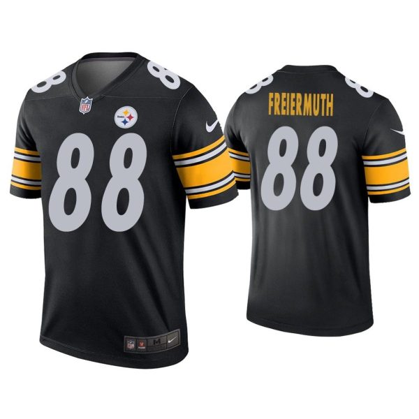 Men Pat Freiermuth Pittsburgh Steelers Black Legend Jersey