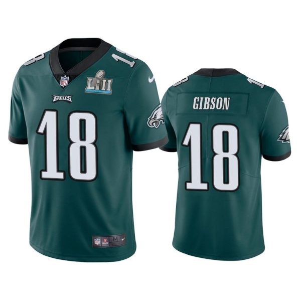 Men Philadelphia Eagles Shelton Gibson #18 Green Color Rush Limited Jersey