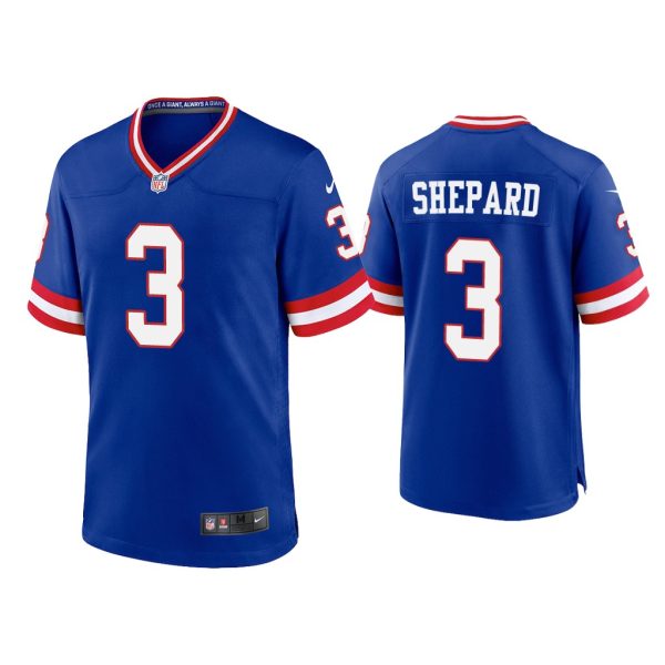 Men Sterling Shepard New York Giants Royal Classic Game Jersey
