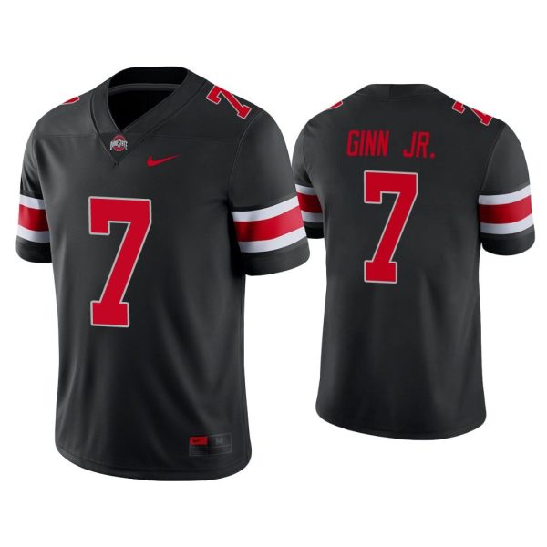 Men Ted Ginn Jr. #7 Ohio State Buckeyes Black College Football Alternate Game Jersey