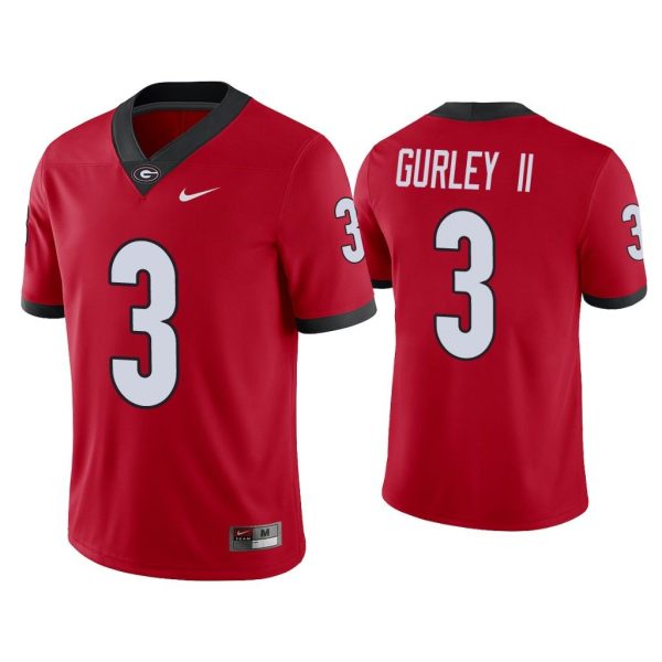 Men Todd Gurley II Georgia Bulldogs Red College Football Alumni Player Jersey