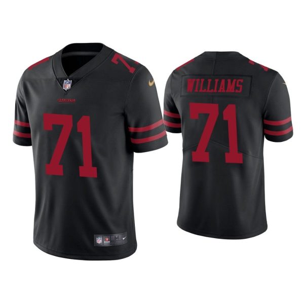 Men Vapor Limited Trent Williams 49ers Black Jersey