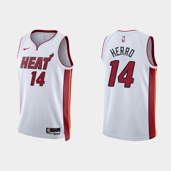 Miami Heat Tyler Herro #14 Association Edition White Jersey