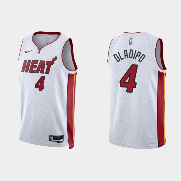 Miami Heat Victor Oladipo #4 Association Edition White Jersey