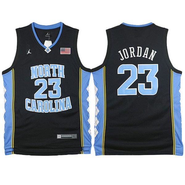 Michael Jordan North Carolina Tar Heels #23 Black Swingman Jersey
