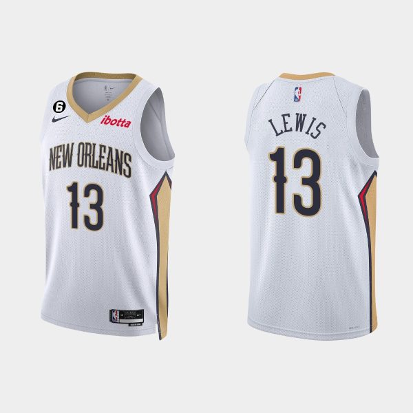 New Orleans Pelicans Kira Lewis Jr. #13 Association Edition White Jersey