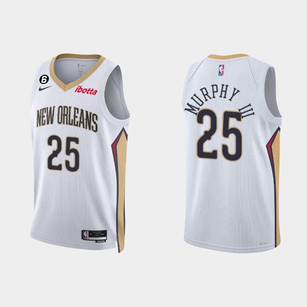 New Orleans Pelicans Trey Murphy III #25 Association Edition White Jersey