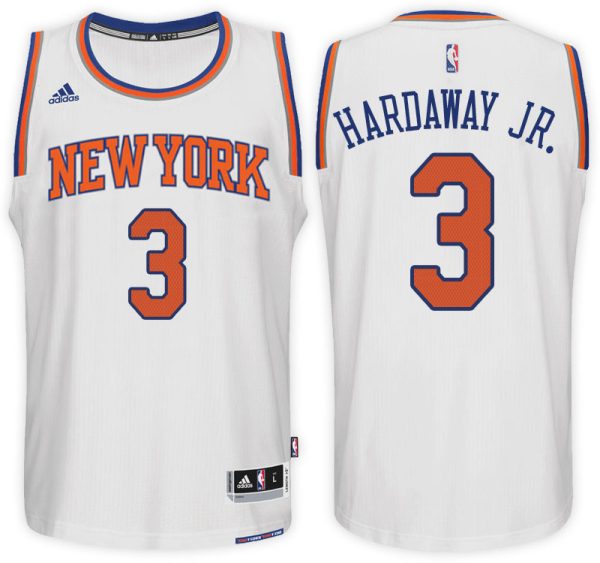 New York Knicks #3 Tim Hardaway Jr. Home White New Swingman Jersey