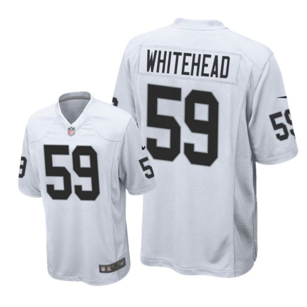 Oakland Raiders #59 White Men Tahir Whitehead Game Jersey